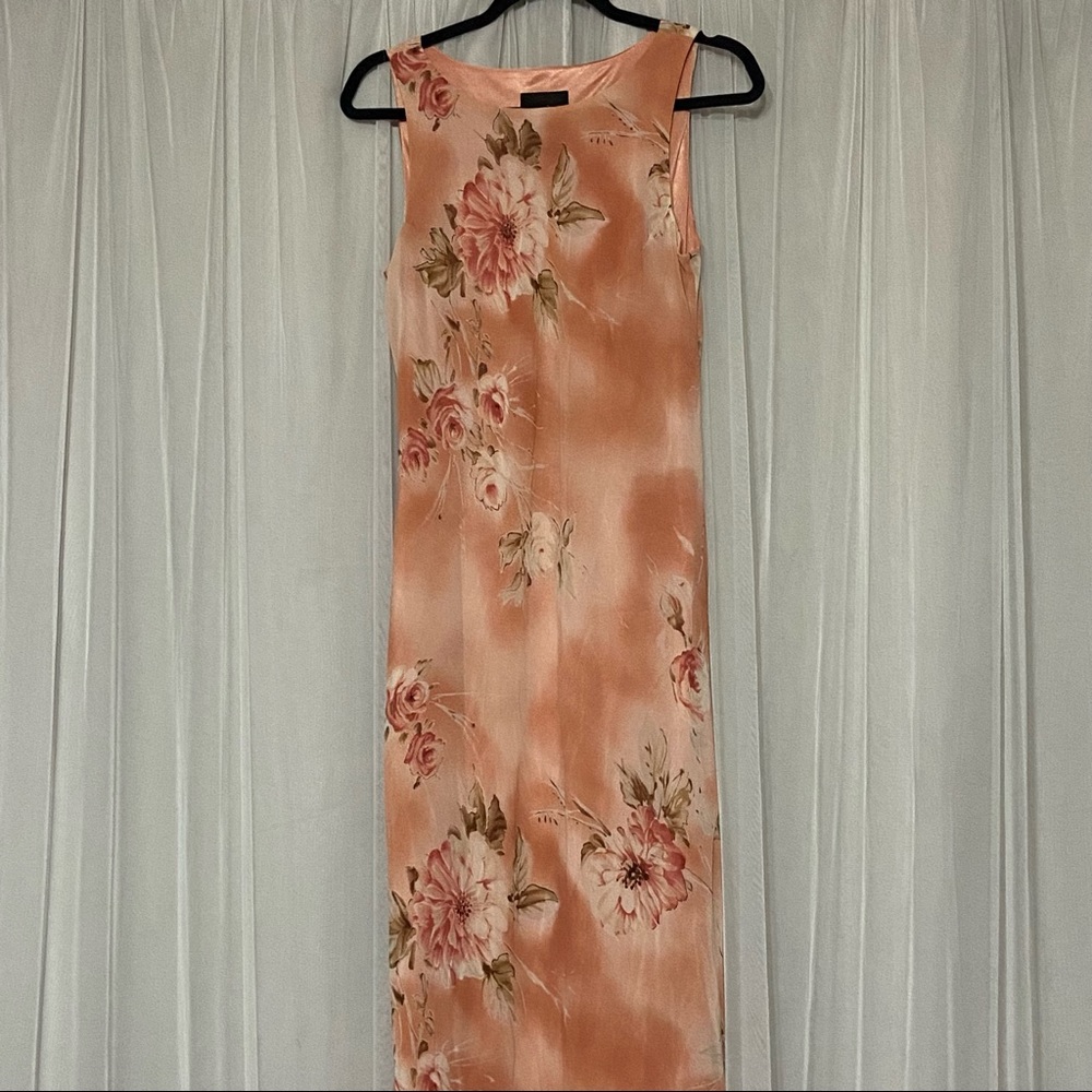 Positive Attitude Sleeveless Floral Maxi Dress 🖤